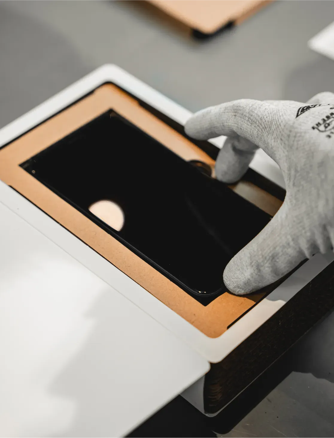 mise en boîte téléphone